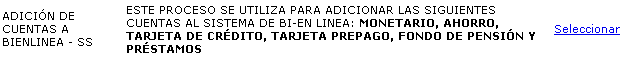 adicionar cuentas